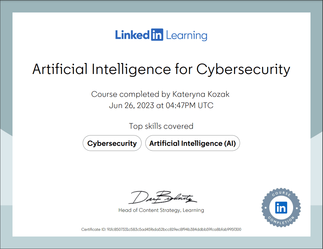 2023-06-26-1. LinkedIn Learning Certificate