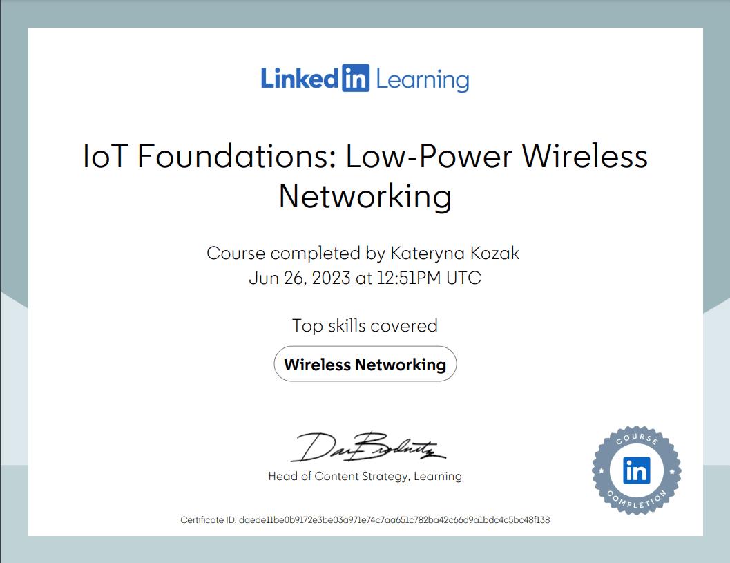 2023-06-26-2. LinkedIn Learning Certificate